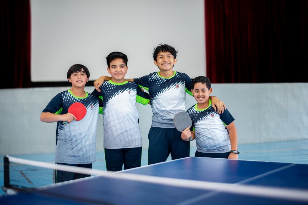 Alumnos felices de APDE El Roble